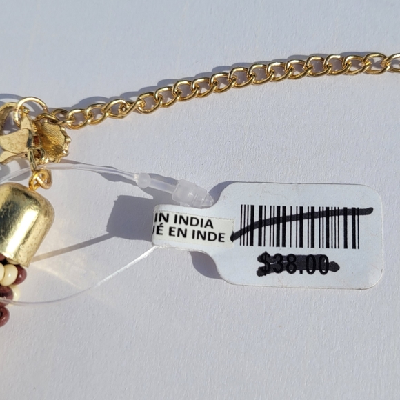 NWT Free People Diving in Choker in Brown/ Beige - Picture 5 of 5